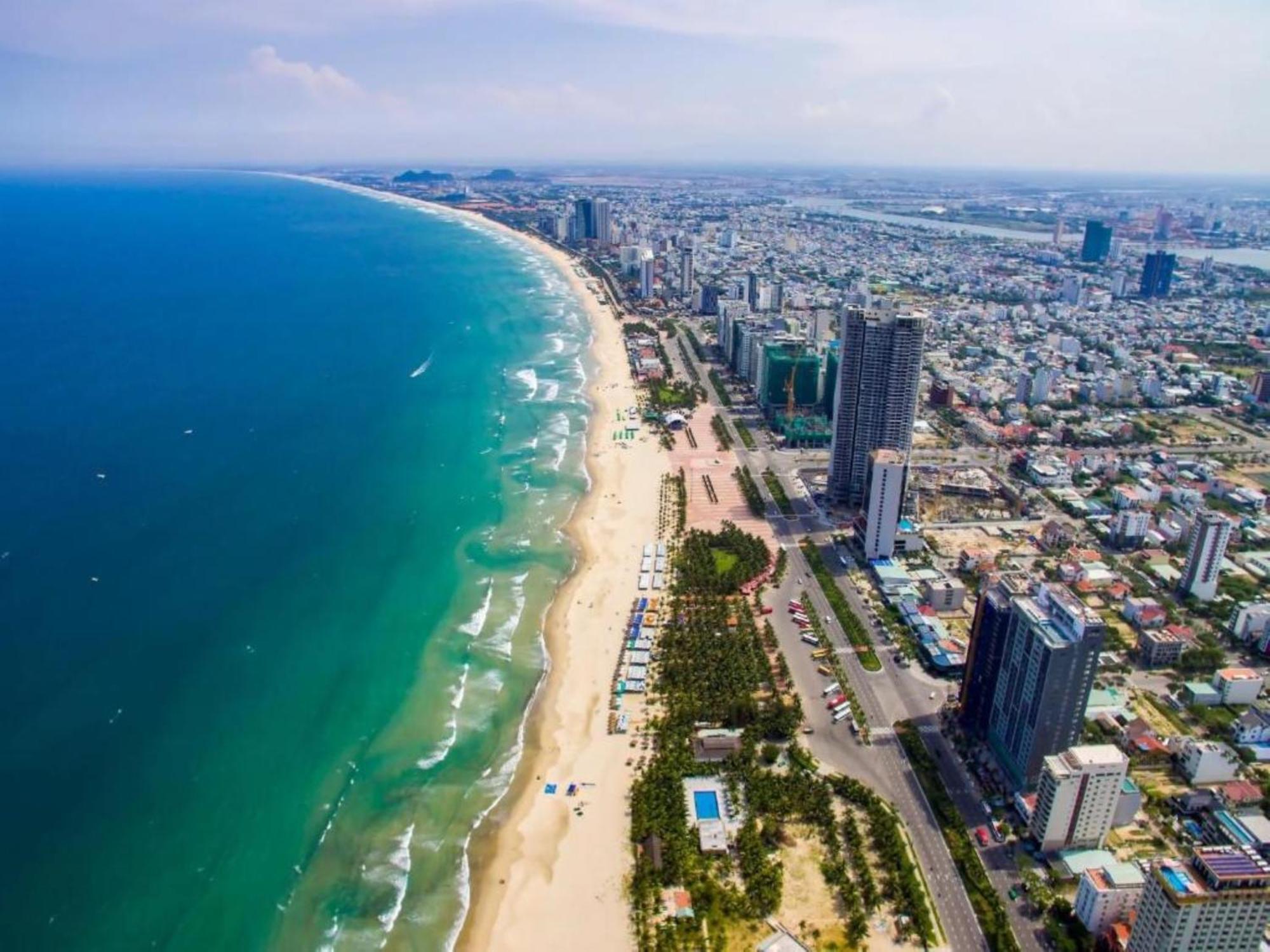 Hanoi Blue Beach Hotel Da Nang Exterior foto